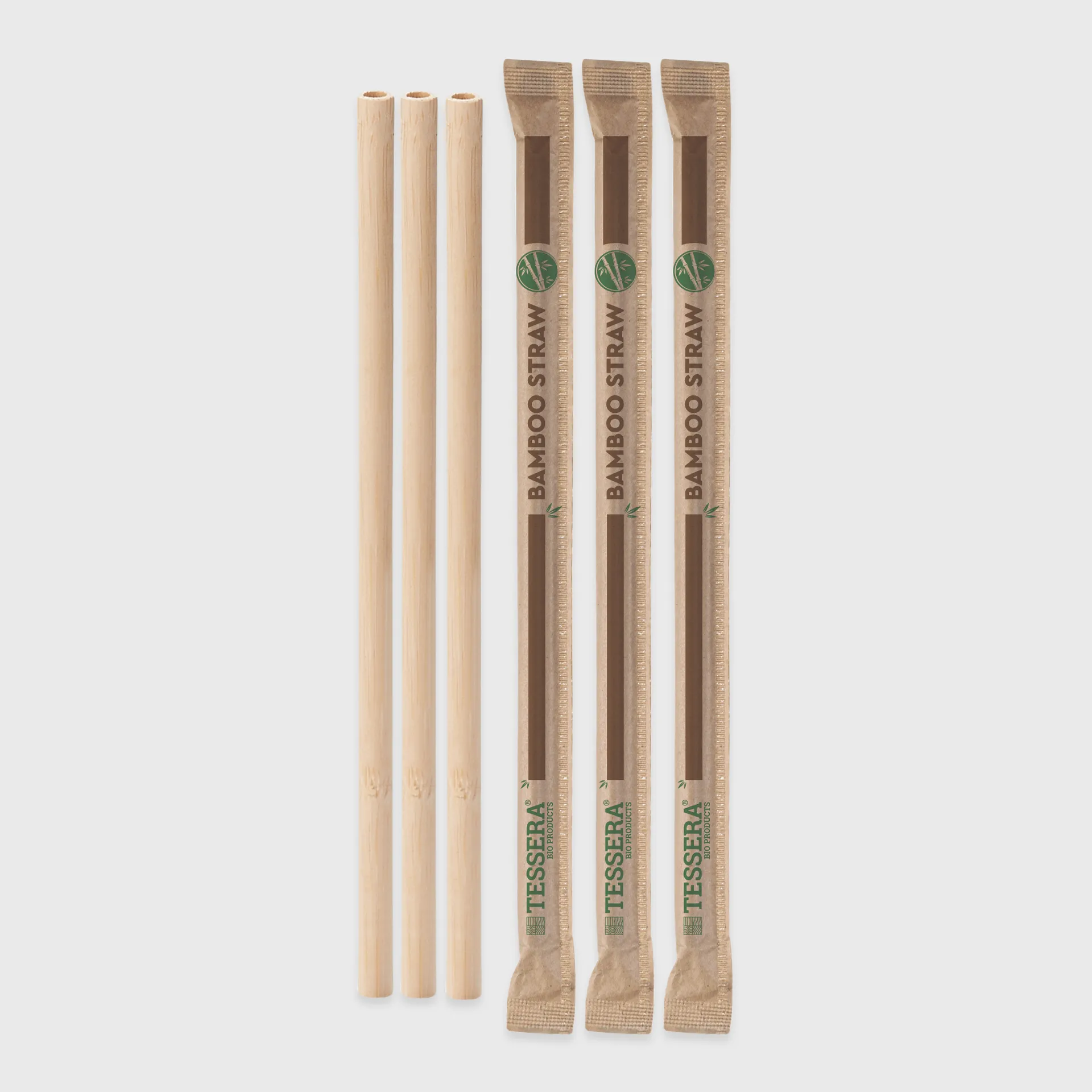 [GMH-24183] Bamboo Καλαμάκια Jumbo, 20x7 ίσια, 1/1 συσκευασμένα
