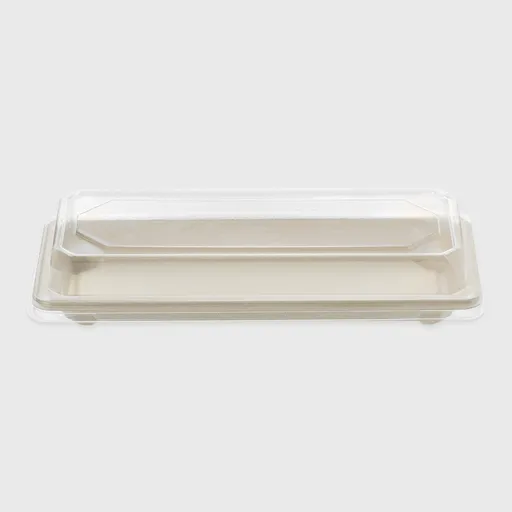 [GMH-24288] Σκεύος Ζαχαροκάλαμο για Sushi Νο6 με PET καπάκι, 221x92x20 mm
