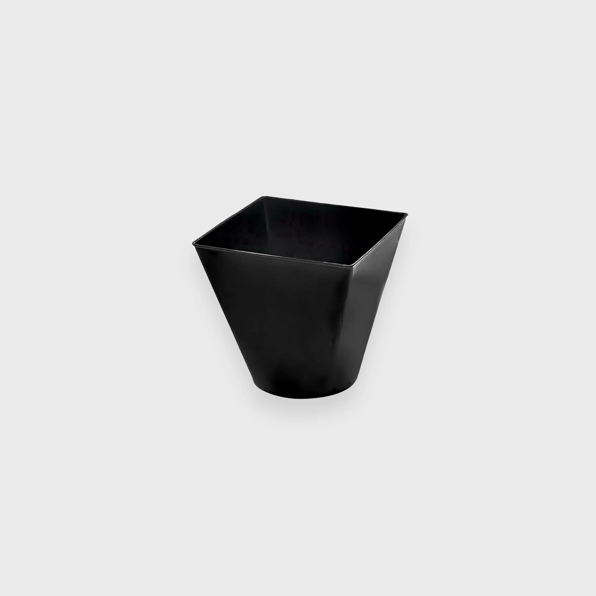 [GMH-24662] Πλαστικό μπωλάκι 60ml, PS, Μαύρο