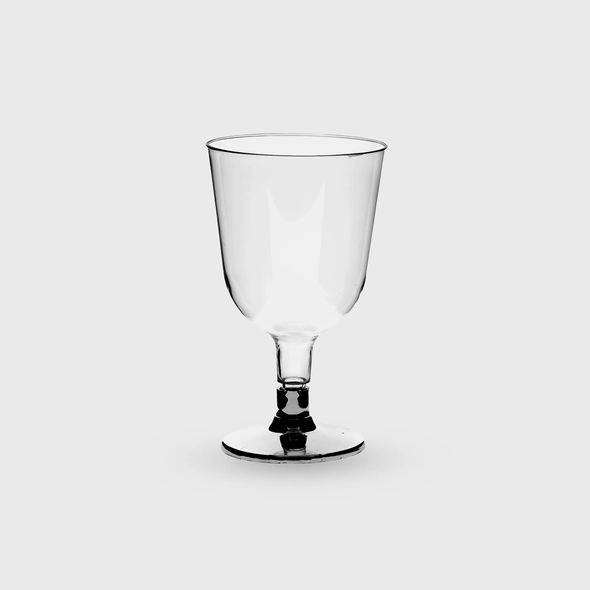 [GMH-24674] Ποτήρι πλαστικό, 150 ml κρασιού, PS Premium επαν/μενο, διάφανο