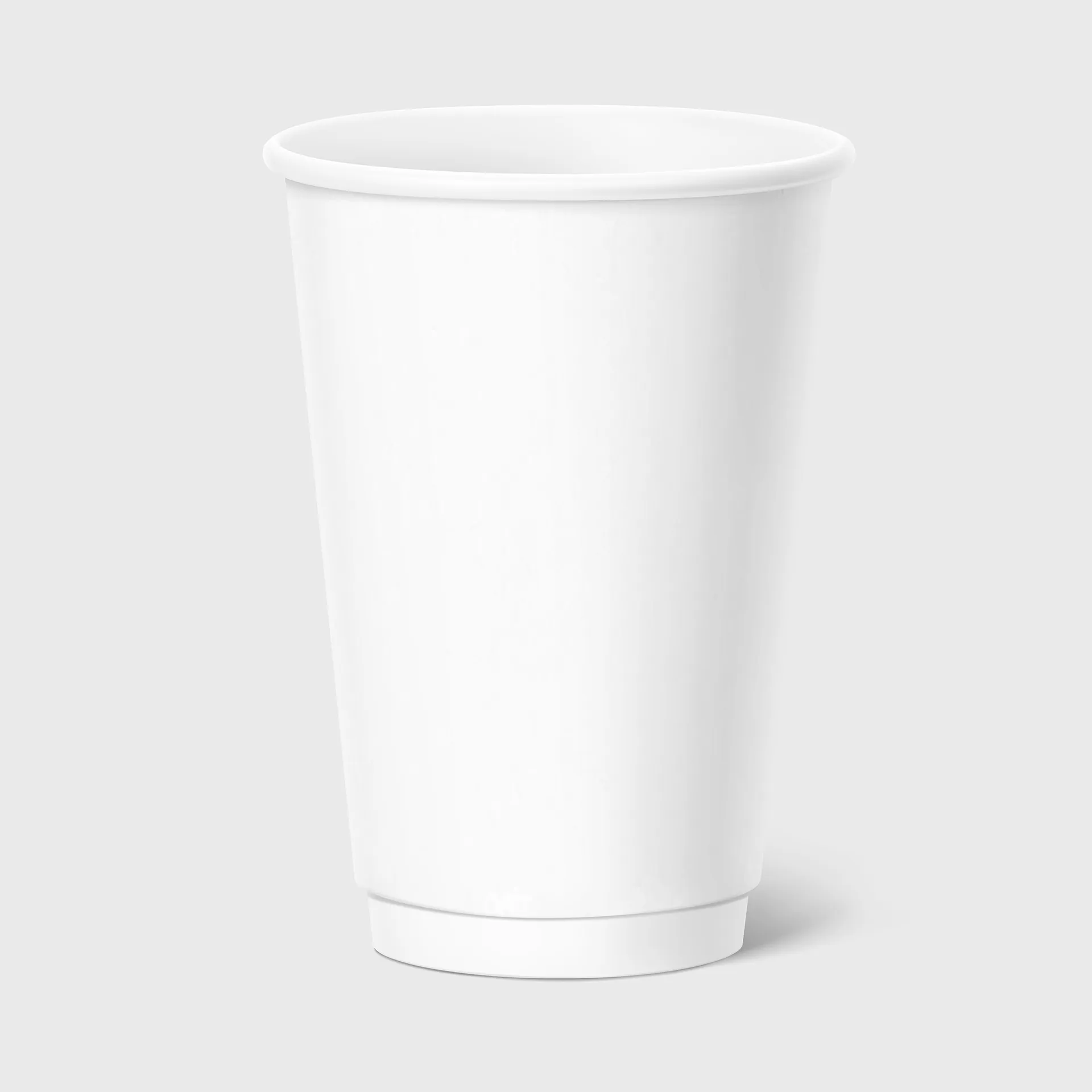 [GMH-25142] Χάρτινο Ποτήρι, Διπλότοιχο, 16oz, Λευκό