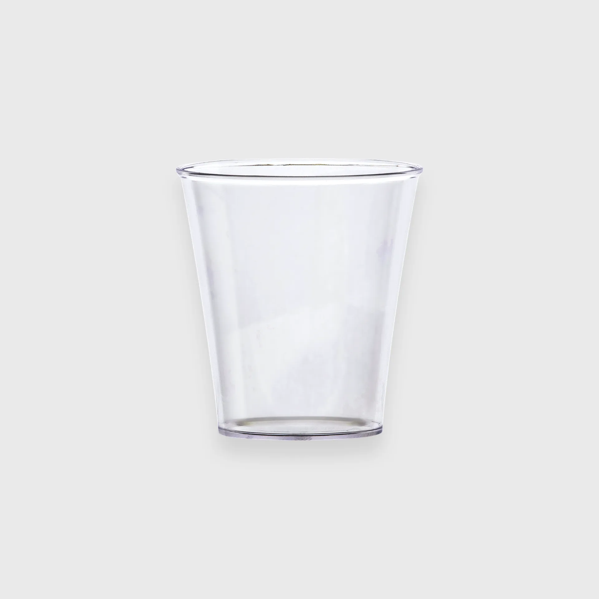 [GMH-25199] Πλαστικό Ποτήρι PS, 250ml χαμηλό, Διάφανο