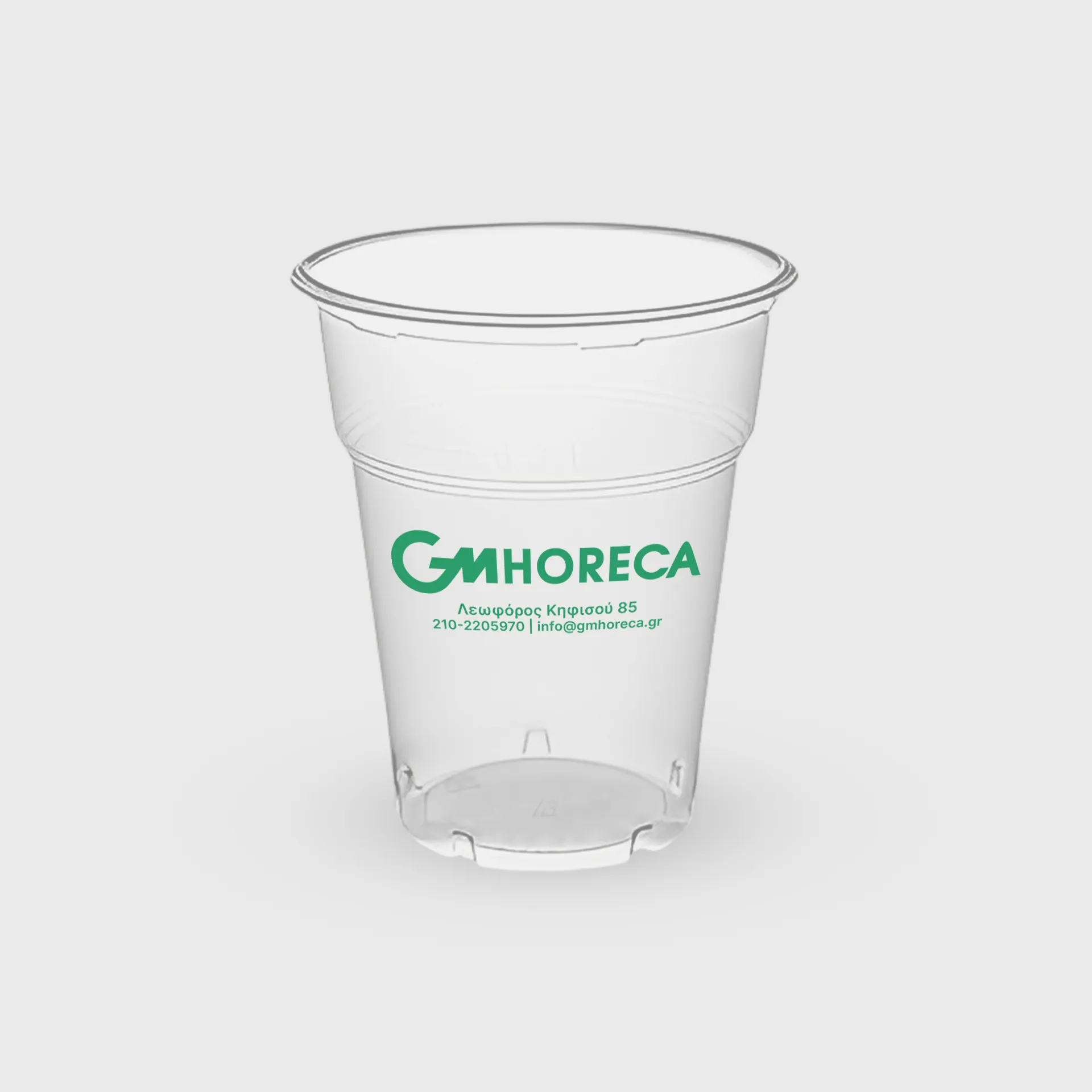 [GMEK-01172] Τυπωμένο Πλαστικό Ποτήρι, 300ml, PP, Διάφανο