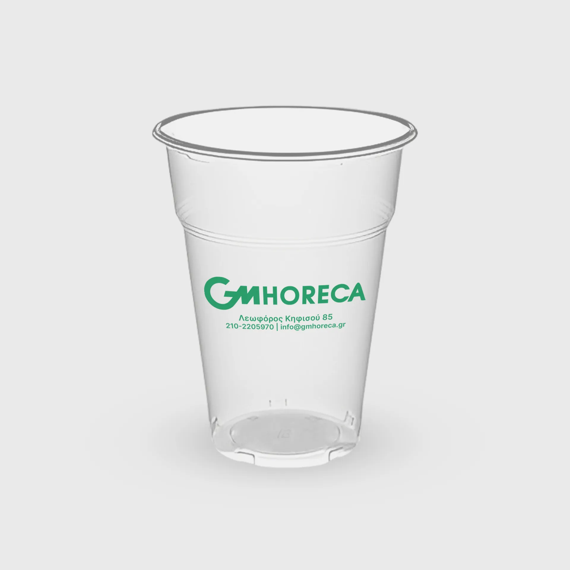 [GMEK-01173] Τυπωμένο Πλαστικό Ποτήρι, 400ml, PP, Διάφανο