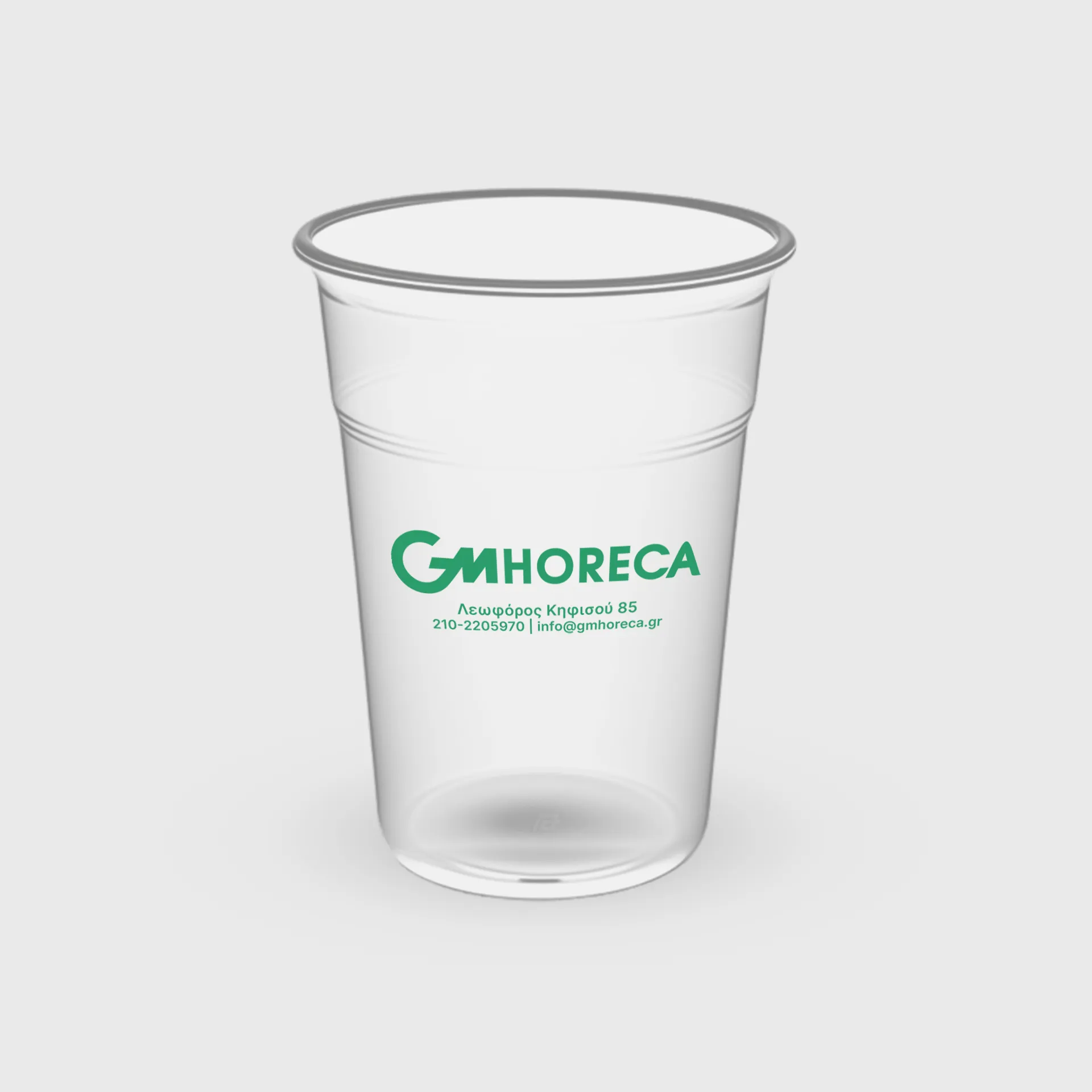 [GMEK-01174] Τυπωμένο Πλαστικό Ποτήρι, 500ml, PP, Διάφανο