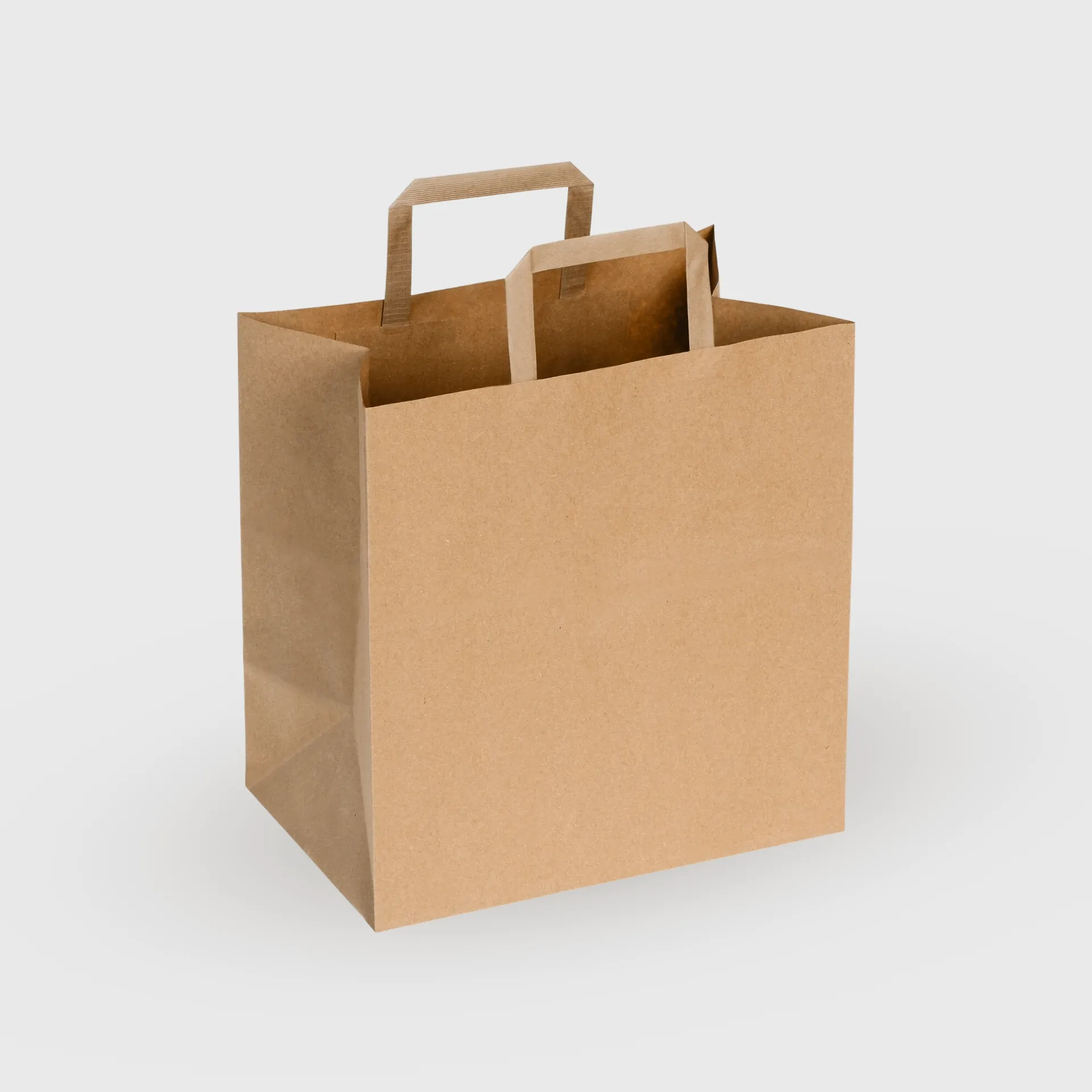 [GMH-25306] Χάρτινη Τσάντα με χεράκι και πάτο, 280x170x290mm, Kraft