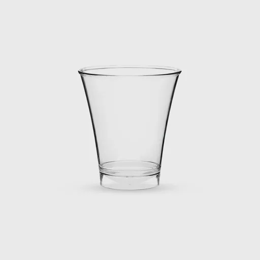 [GMH-25355] Ποτήρι πλαστικό, τουλίπα 150 ml λικέρ/κονιάκ, PS Premium επαν/μενο, διάφανο