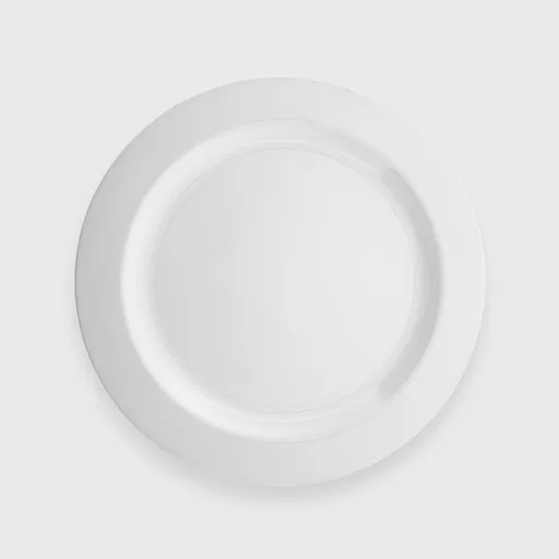 [GMH-25372] Πιάτο πλαστικό, 23 cm στρογγυλό, PS Premium επαν/μενο, λευκό