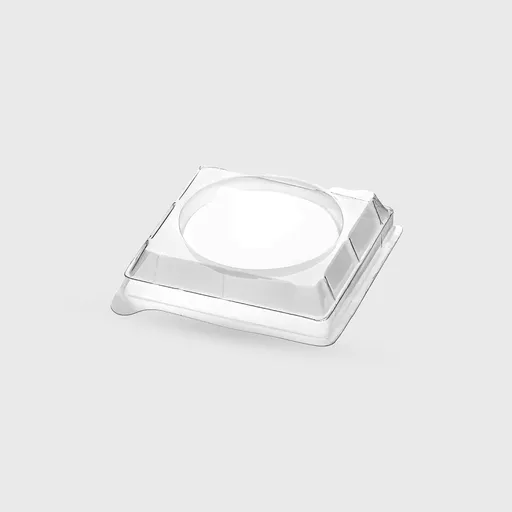 [GMH-25386] Καπάκι PET για μπωλ ζαχαροπλαστείου PS 240ml - 73mm, διάφανο