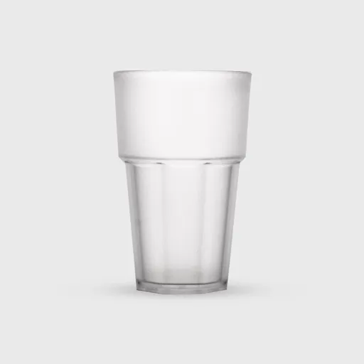 [GMH-25342] Ποτήρι πλαστικό, Casablanca 300 ml ποτού, PC, θαμπό