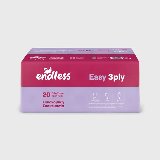 [GMH-25326] Χαρτιά Υγείας, Endless Easy 3φ, 20 Ρολά x 85 γρ