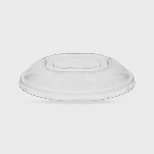 [GMH-25525] Καπάκι PET για Fiber σκεύος σαλάτας στρογγυλό 900ml - 195mm, διάφανο