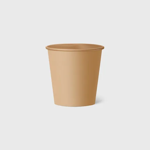 [GMH-25701] Xάρτινο Ποτήρι, Μονότοιχο, 4oz, Kraft