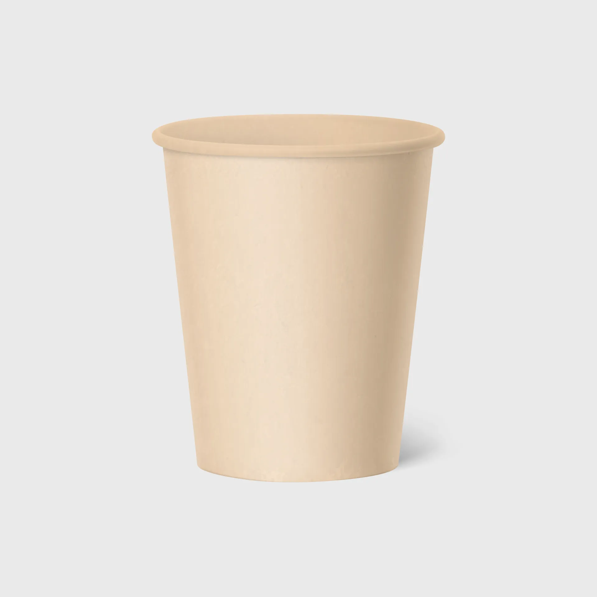 [GMH-25702] Xάρτινο Ποτήρι, Μονότοιχο, 8oz, Kraft