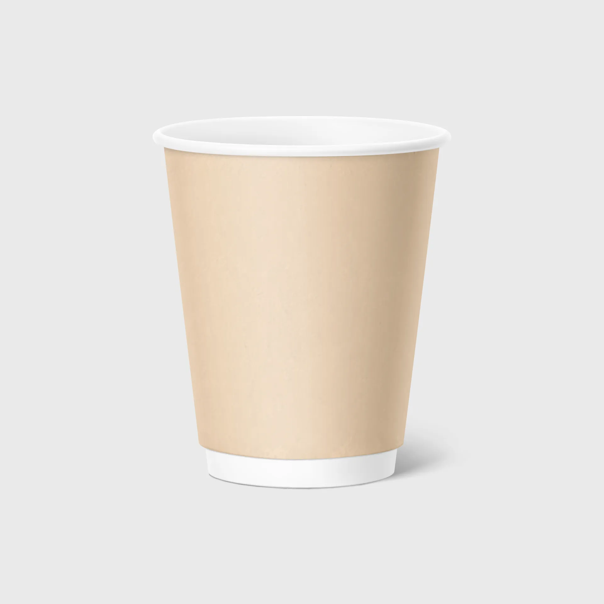 [GMH-25711] Χάρτινο Ποτήρι, Διπλότοιχο, 8oz, Kraft