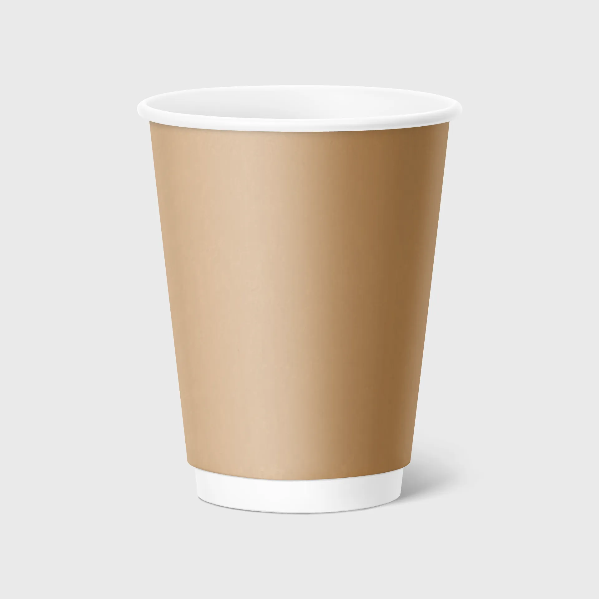 [GMH-25712] Χάρτινο Ποτήρι, Διπλότοιχο, 12-14oz, Kraft