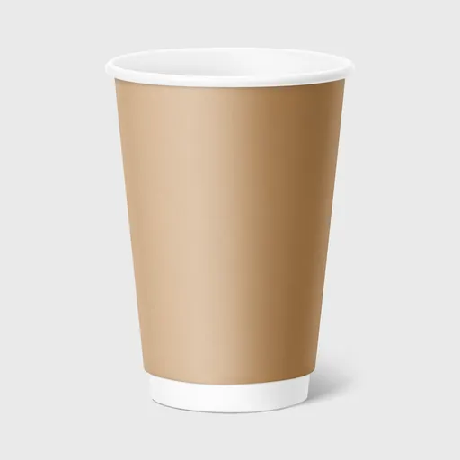 [GMH-25713] Χάρτινο Ποτήρι, Διπλότοιχο, 16oz, Kraft