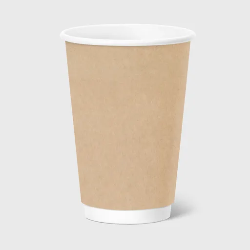 [GMH-25713] Χάρτινο Ποτήρι, Διπλότοιχο, 16oz, Kraft