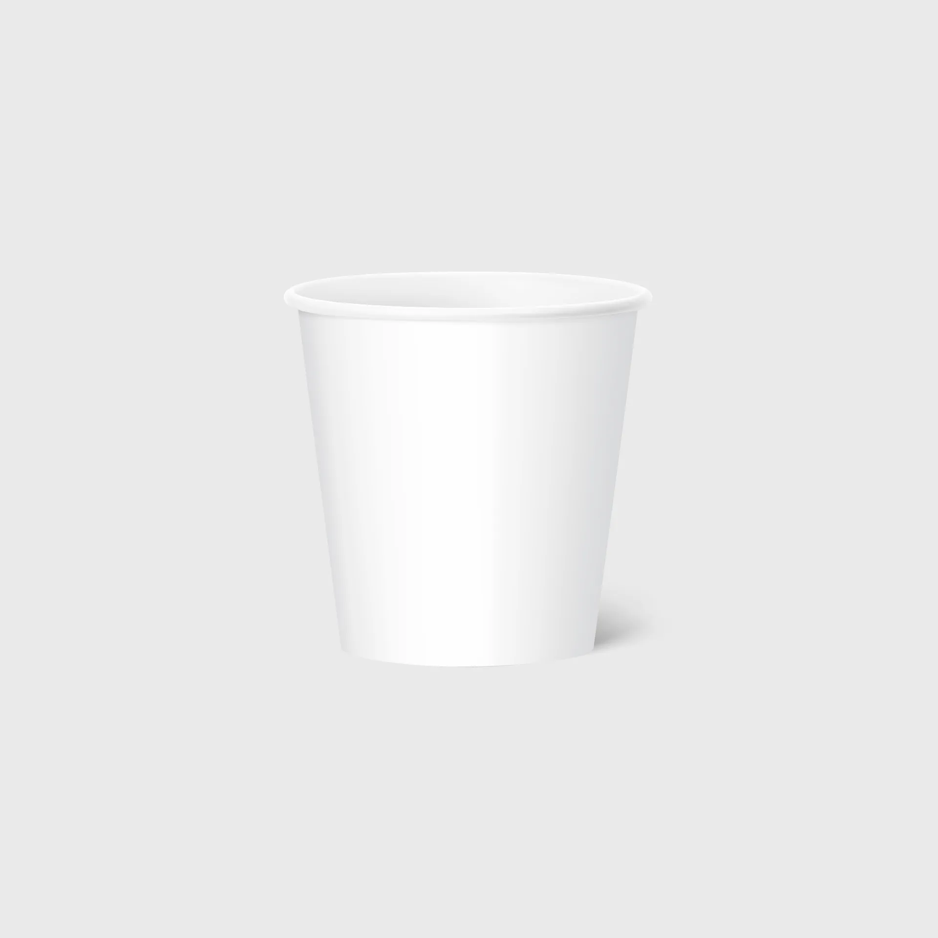 [GMH-25721] Xάρτινο Ποτήρι, Μονότοιχο, 4oz, Λευκό