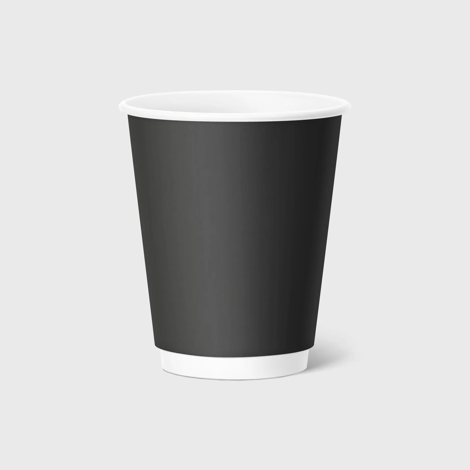 [GMH-25751] Χάρτινο Ποτήρι, Διπλότοιχο, 8oz, Μαύρο