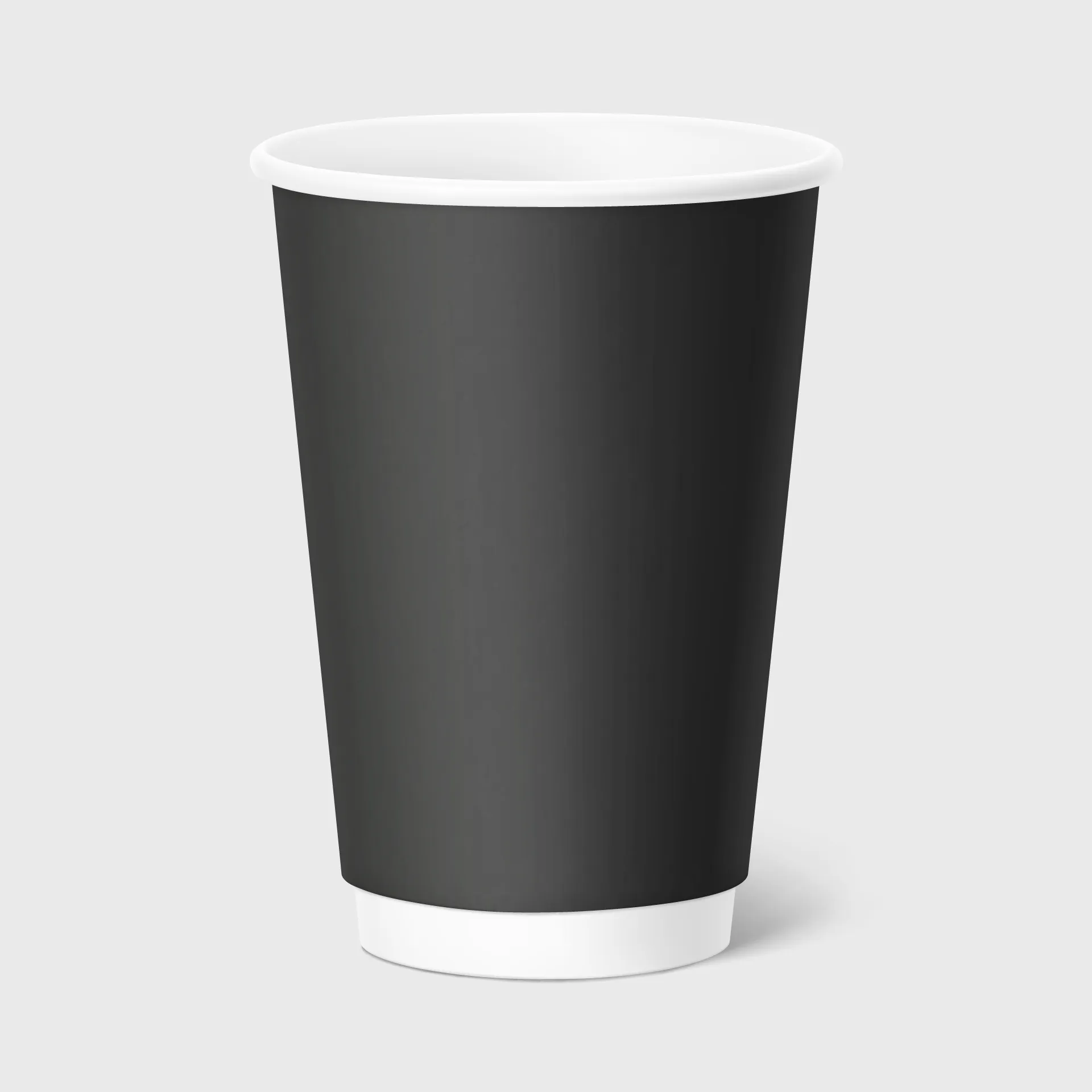 [GMH-25753] Χάρτινο Ποτήρι, Διπλότοιχο, 16oz, Μαύρο