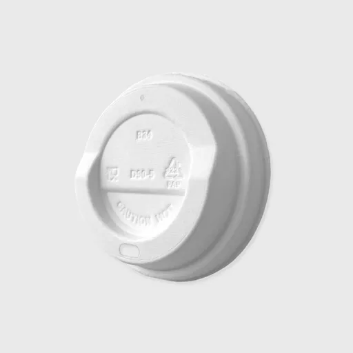 [GMH-25571] Καπάκι Fiber πιπίλα για Χάρτινο ποτήρι 12/14/16oz, λευκό