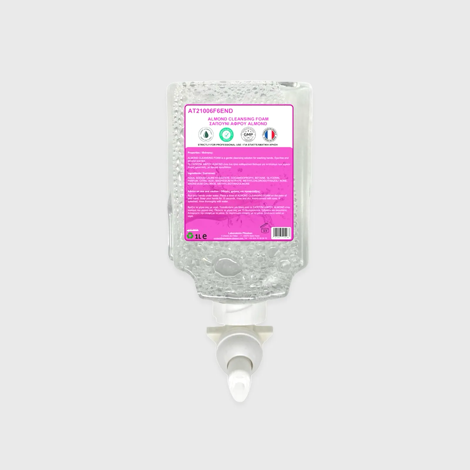 [GMH-25593] Endless Foam Soap, ανταλλακτικό αφροσάπουνο με άρωμα αμυγδάλου, 1 lt