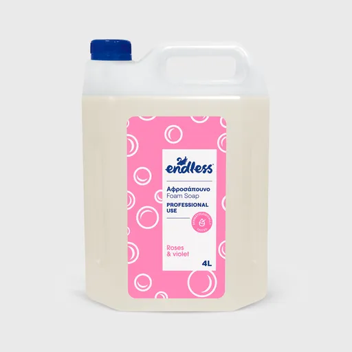 [GMH-25594] Endless Foam Soap, αφροσάπουνο με άρωμα τριαντάφυλλου και βιολέτας, 4 lt