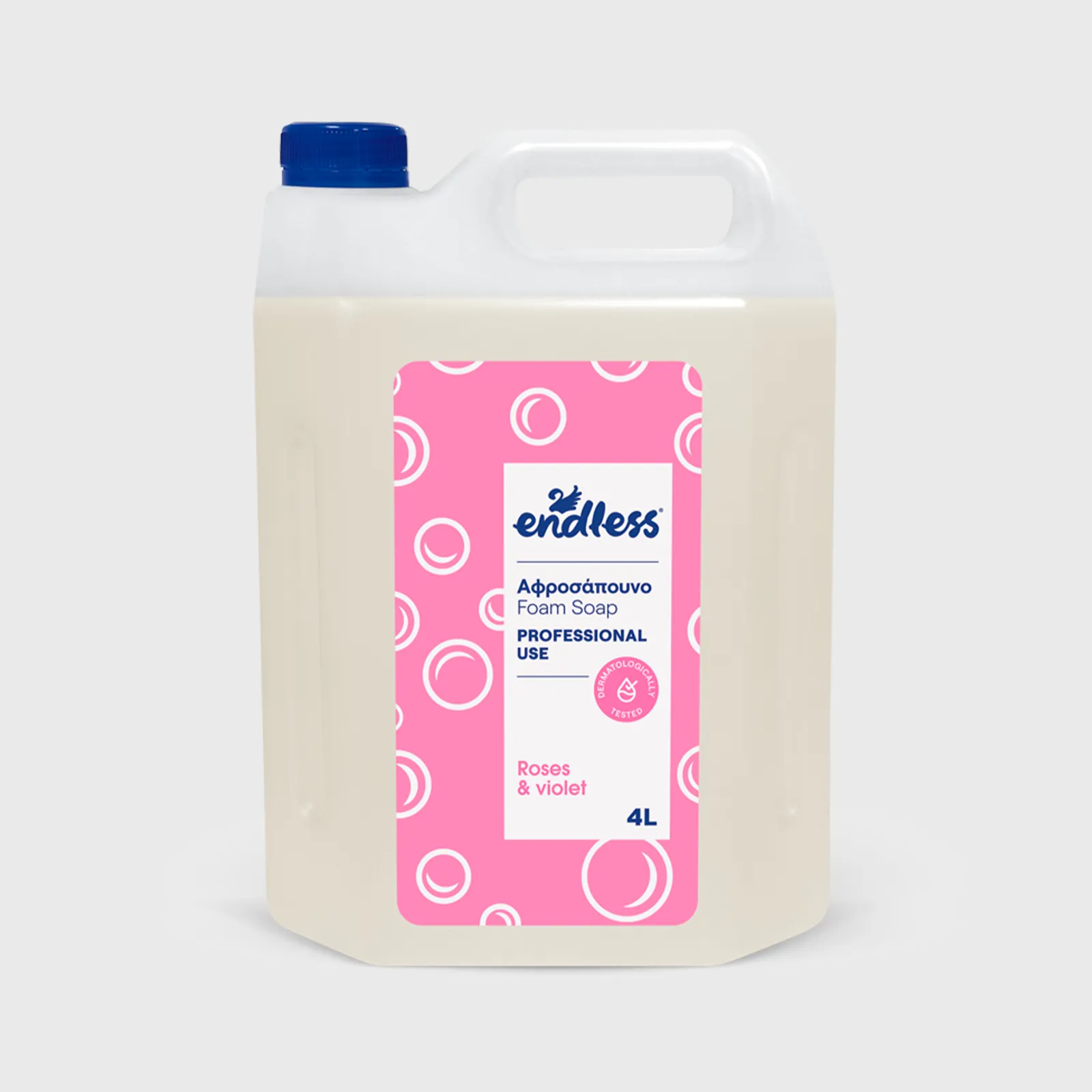 [GMH-25594] Endless Foam Soap, αφροσάπουνο με άρωμα τριαντάφυλλου και βιολέτας, 4 lt
