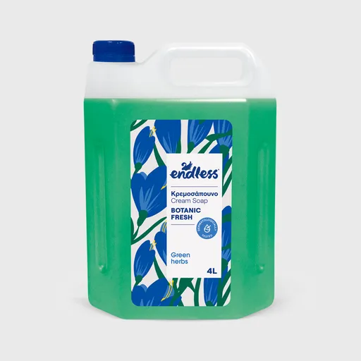 [GMH-25595] Endless Botanic Fresh, κρεμοσάπουνο με άρωμα φρεσκάδας και πράσινων βοτάνων, 4 lt