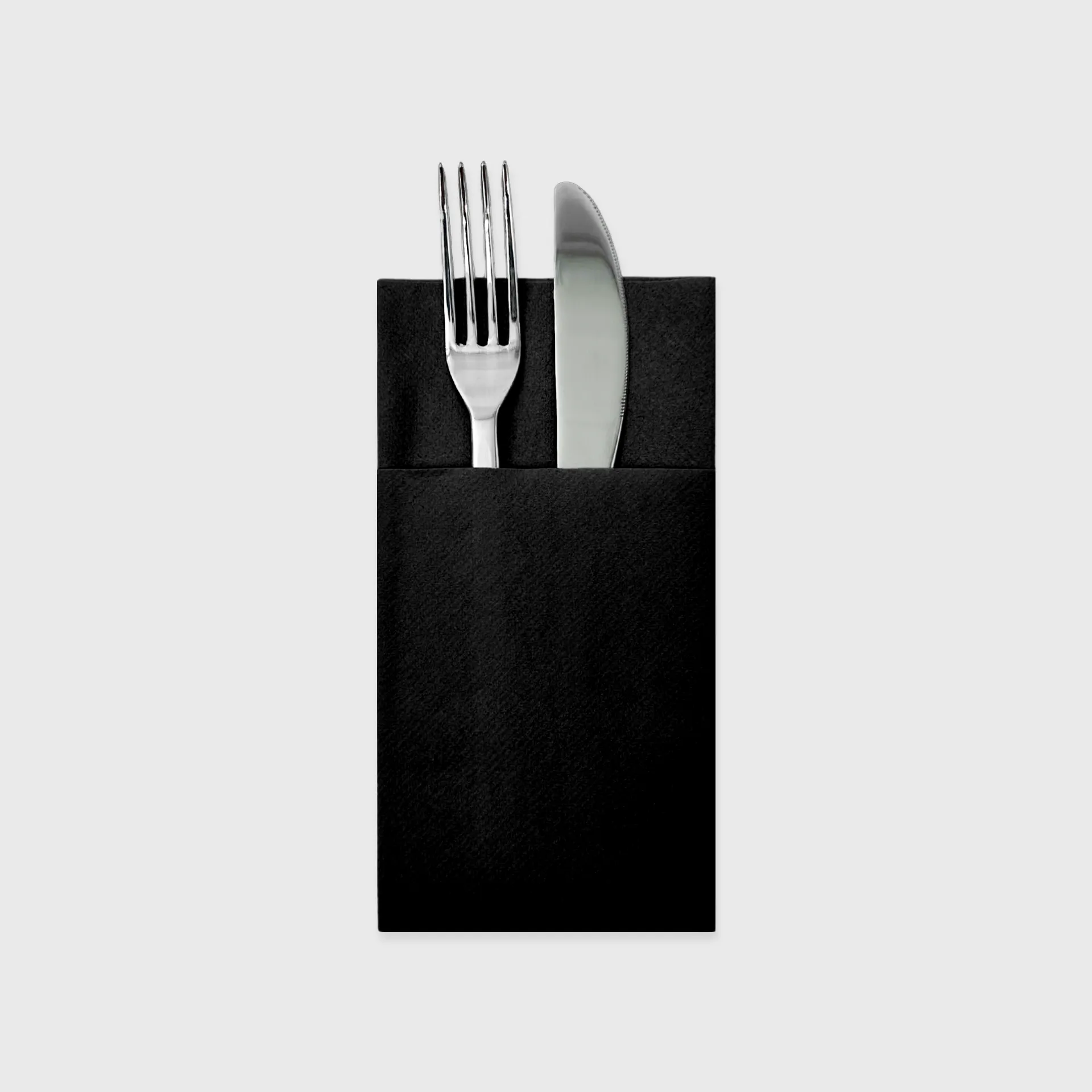 [GMH-25902] Χαρτοπετσέτες Airlaid Φάκελος, 33x40 Μαύρη