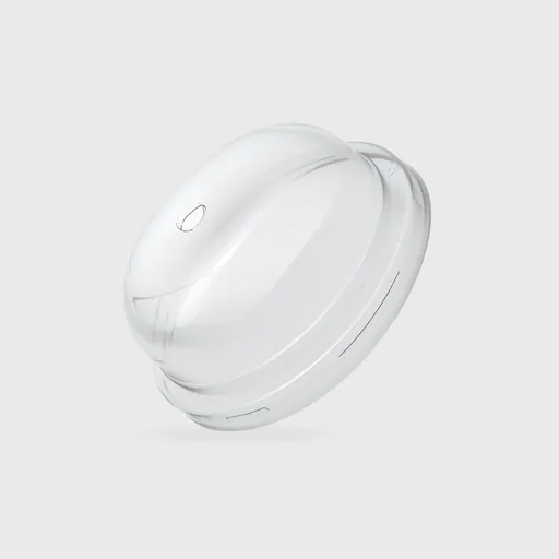 [GMH-25903] Καπάκι Μπομπέ Premium για Xάρτινο Ποτήρι 12-14-16oz, 8mm τρύπα, Διάφανο