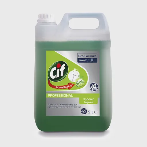 [GMH-25952] Cif Professional Lime Fresh, υγρό απορρυπαντικό πιάτων & σκευών για πλύσιμο στο χέρι με άρωμα πράσινου λεμονιού, 5 lt