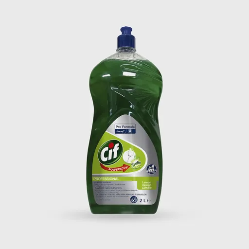 [GMH-25953] Cif Professional Lime Fresh, υγρό απορρυπαντικό πιάτων & σκευών για πλύσιμο στο χέρι με άρωμα πράσινου λεμονιού, 2 lt