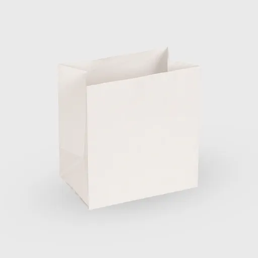 [GMH-25991] Χαρτοσακούλα Μεταφοράς, Χωρίς Χερούλι, 250x440mm, λευκή