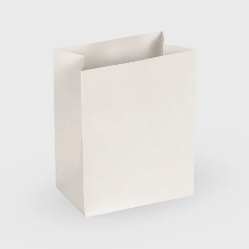 [GMH-25992] Χαρτοσακούλα Μεταφοράς, Χωρίς Χερούλι, 300x500mm, λευκή