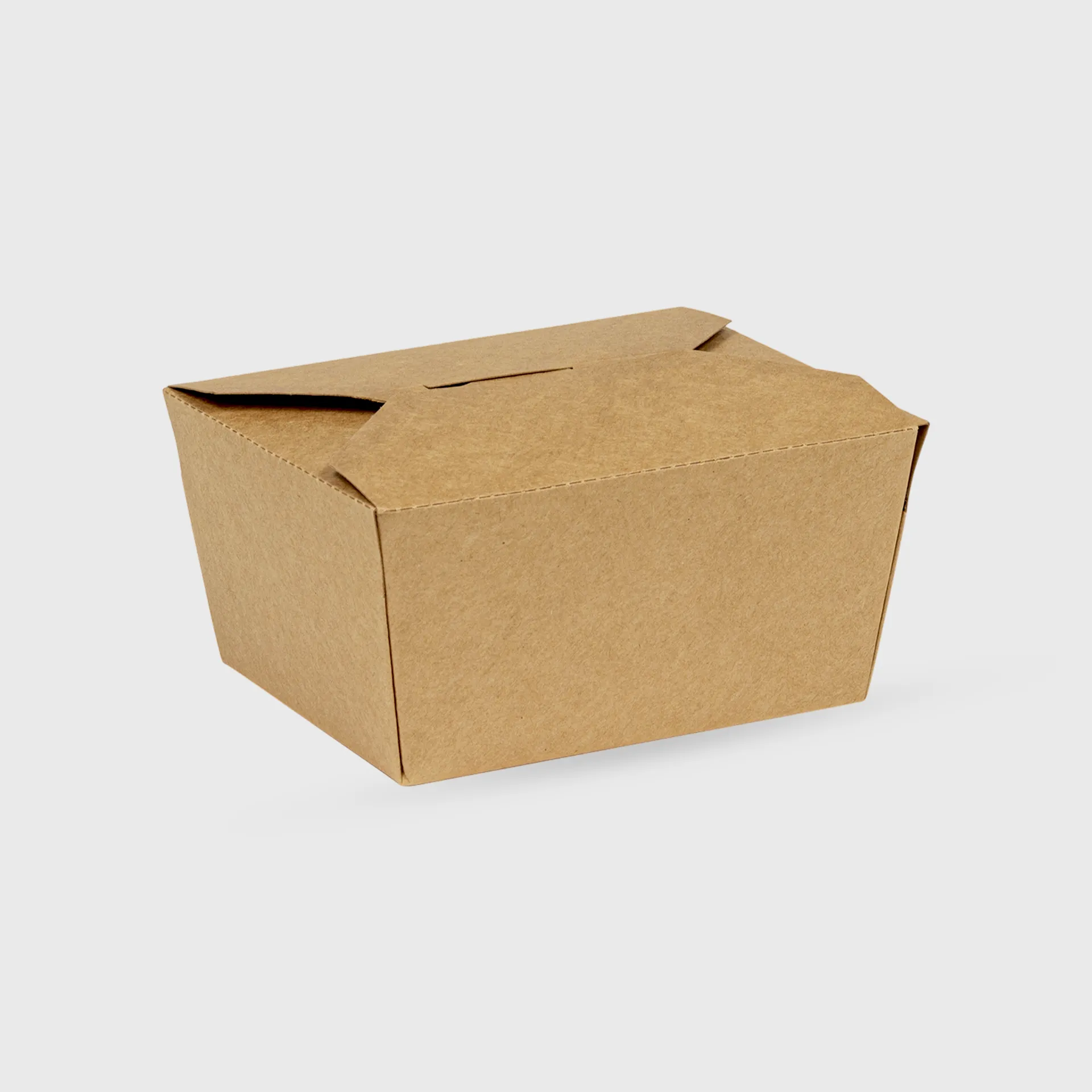 [GMH-26022] Χάρτινο κουτί φαγητού, φάκελος, 1200ml, 110x105x90mm, Kraft
