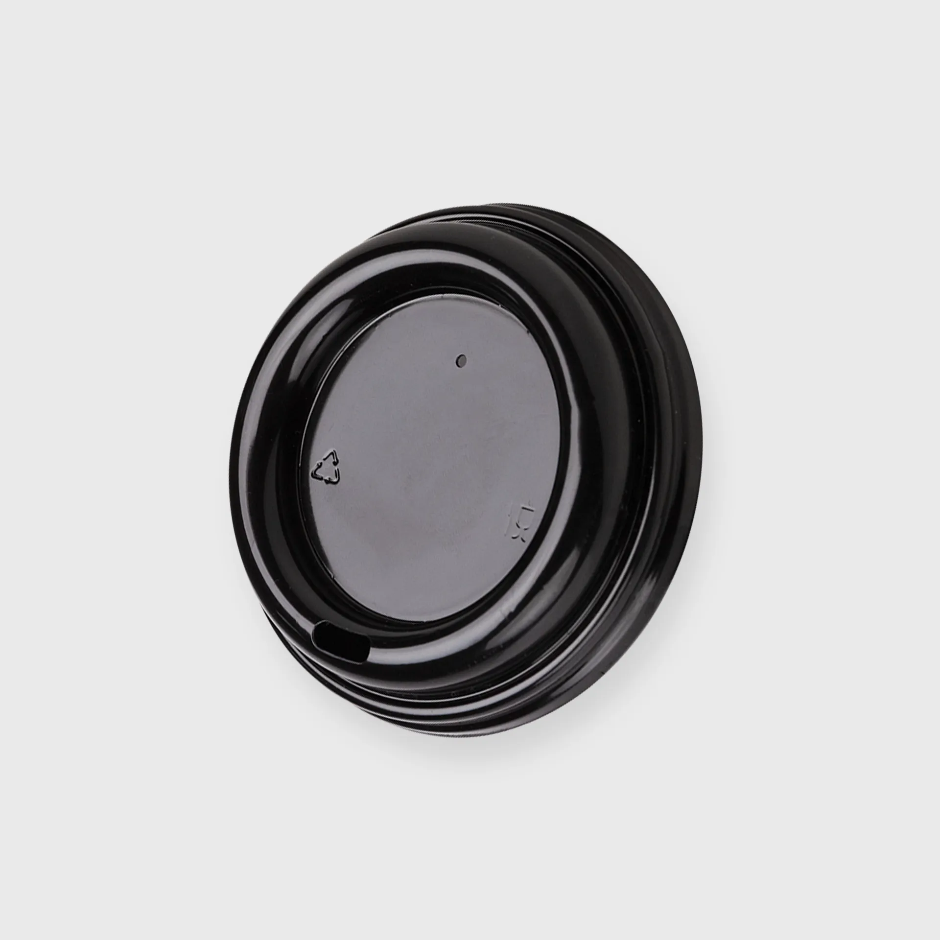 [GMH-26081] Καπάκι πιπίλα tube για Χάρτινο ποτήρι 12/14/16oz, Mαύρο