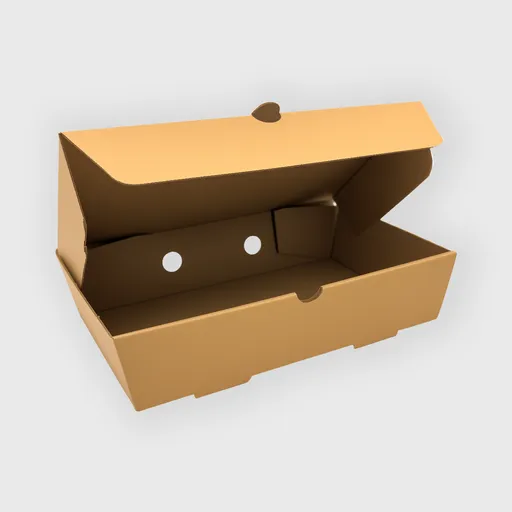 [GMH-26066] Χάρτινο κουτί για club sandwich, Microwelle G6, 245x145x56mm, Kraft