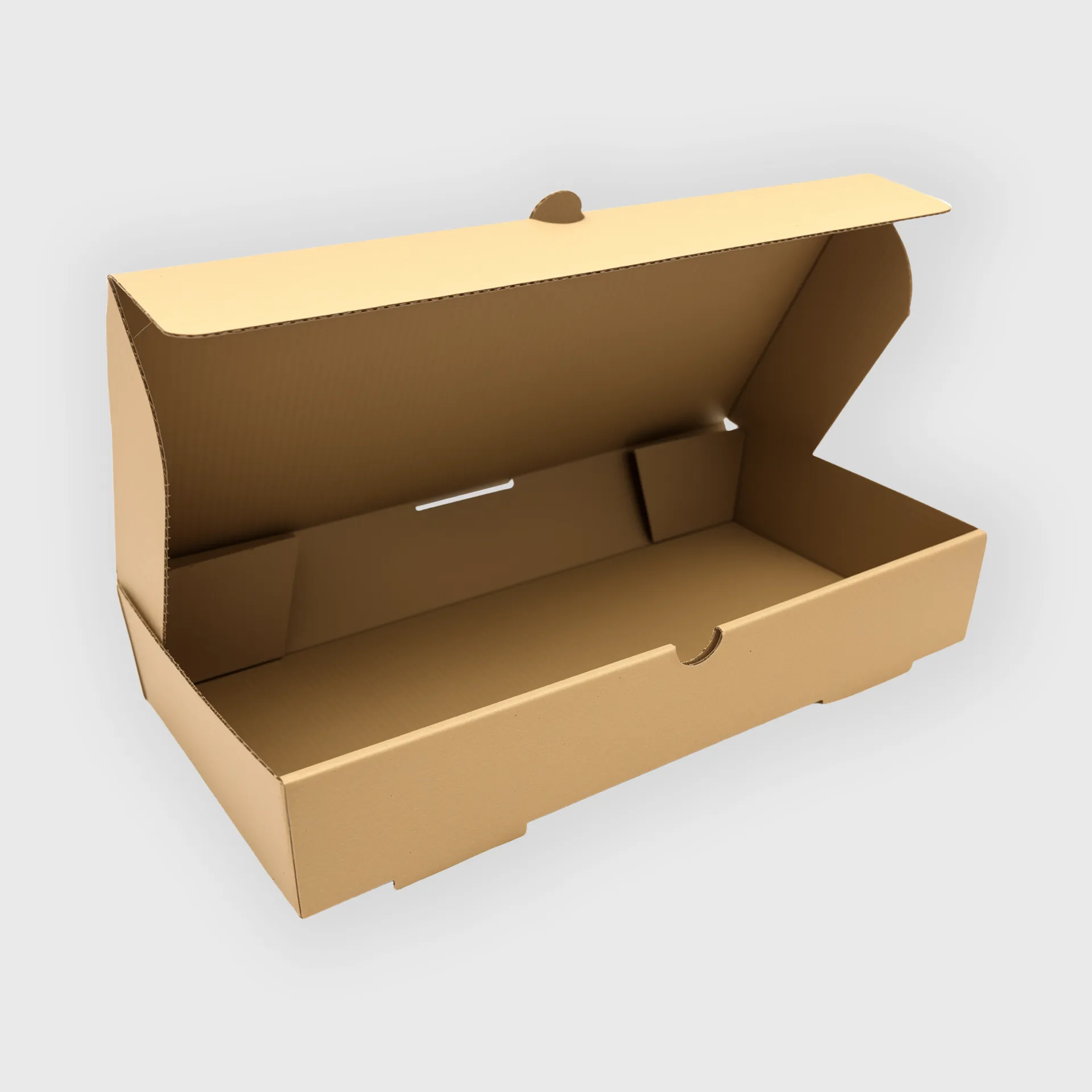 [GMH-26067] Χάρτινο κουτί για πεϊνιρλί & calzone, Microwelle G7, 304x152x51mm, Kraft