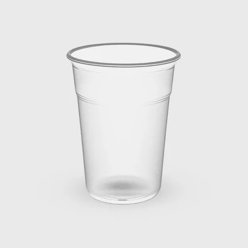 [GMH-26071] Πλαστικό Ποτήρι, 500ml, PP, Διάφανο