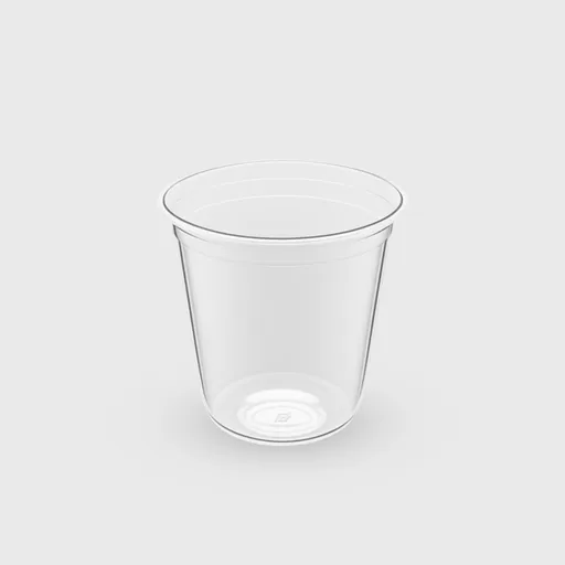 [GMH-26072] Πλαστικό Ποτήρι, 230ml οβάλ, PP Ovo, Διάφανο