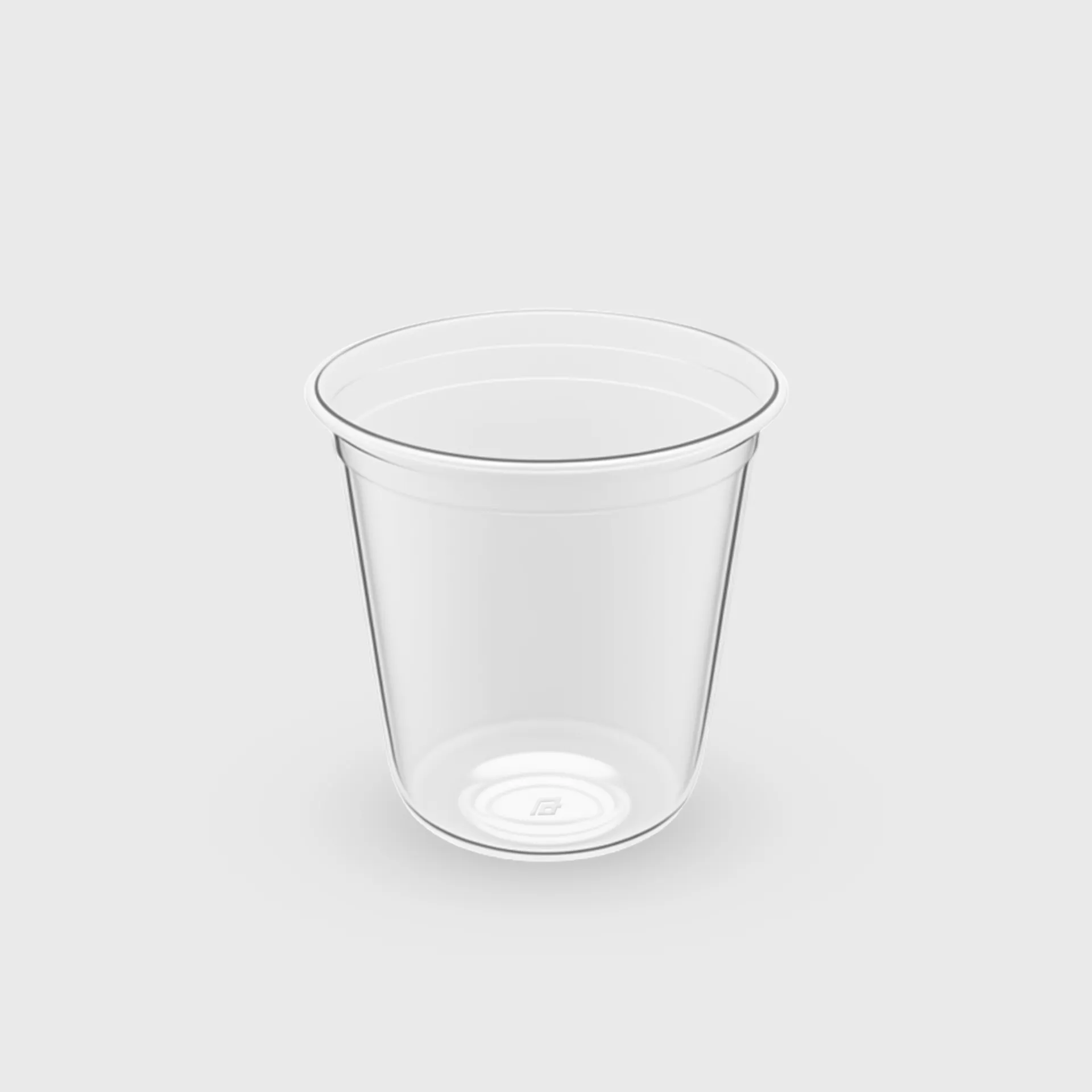 [GMH-26072] Πλαστικό Ποτήρι, 230ml οβάλ, PP Ovo, Διάφανο