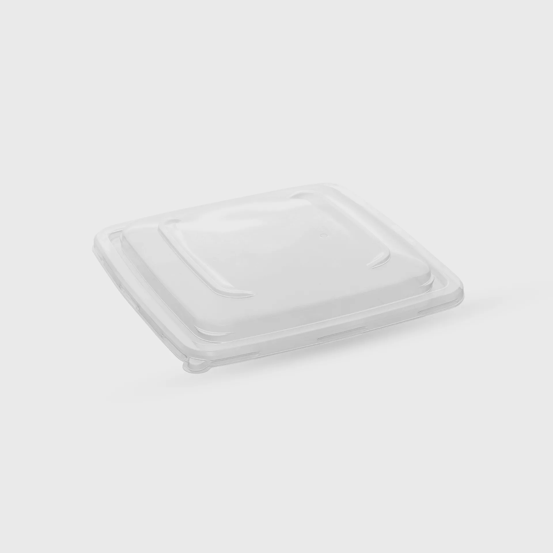 [GMH-26101] Καπάκι PP για σκεύος ζαχαροκάλαμου τετράγωνο 1000ml - 230x230mm, διάφανο