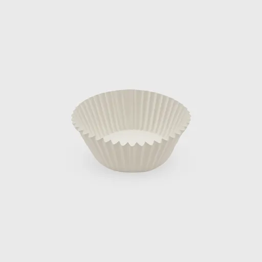 [GMH-26141] Καραμελόχαρτα ζαχαροπλαστικής, στρογγυλά 90x40x25mm, λευκά