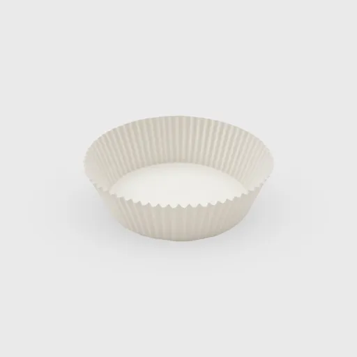 [GMH-26142] Καραμελόχαρτα ζαχαροπλαστικής, στρογγυλά 115x65x25mm, λευκά