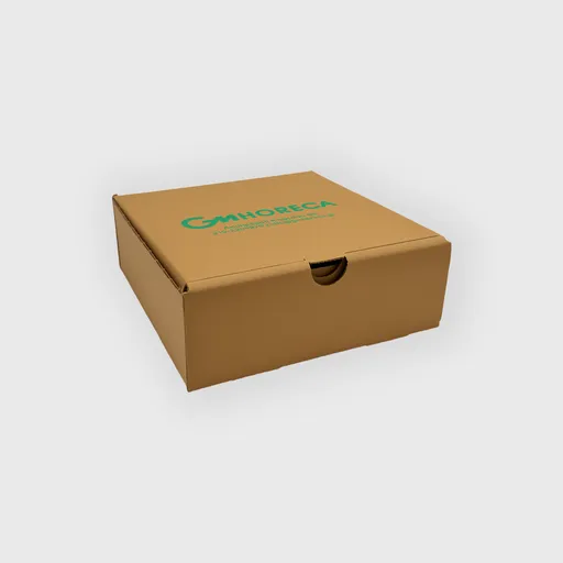 [GMEK-02180] Τυπωμένο Χάρτινο κουτί για πατάτα μονή, G3, 140x140x50mm, Kraft