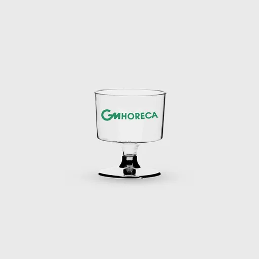 [GMEK-02210] Τυπωμένο ποτήρι πλαστικό, 50 ml λικέρ/σφηνάκι, PS Premium επαν/μενο, διάφανο