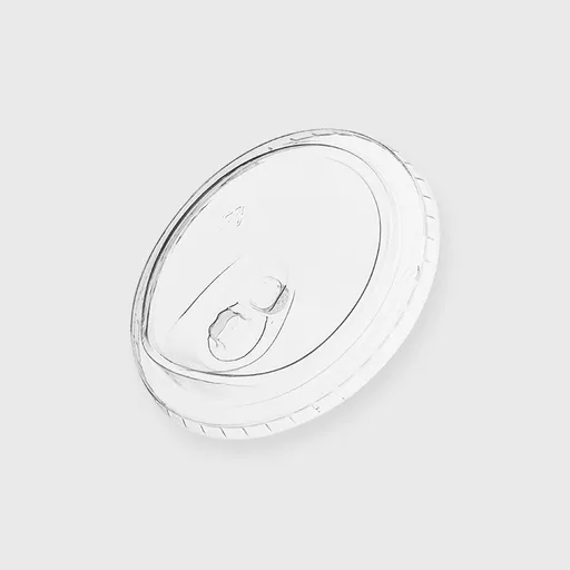 [GMH-26256] Καπάκι Ισιο για Xάρτινο Ποτήρι 12-14-16oz - 90mm, με αναδιπλούμενο στόμιο, διάφανο