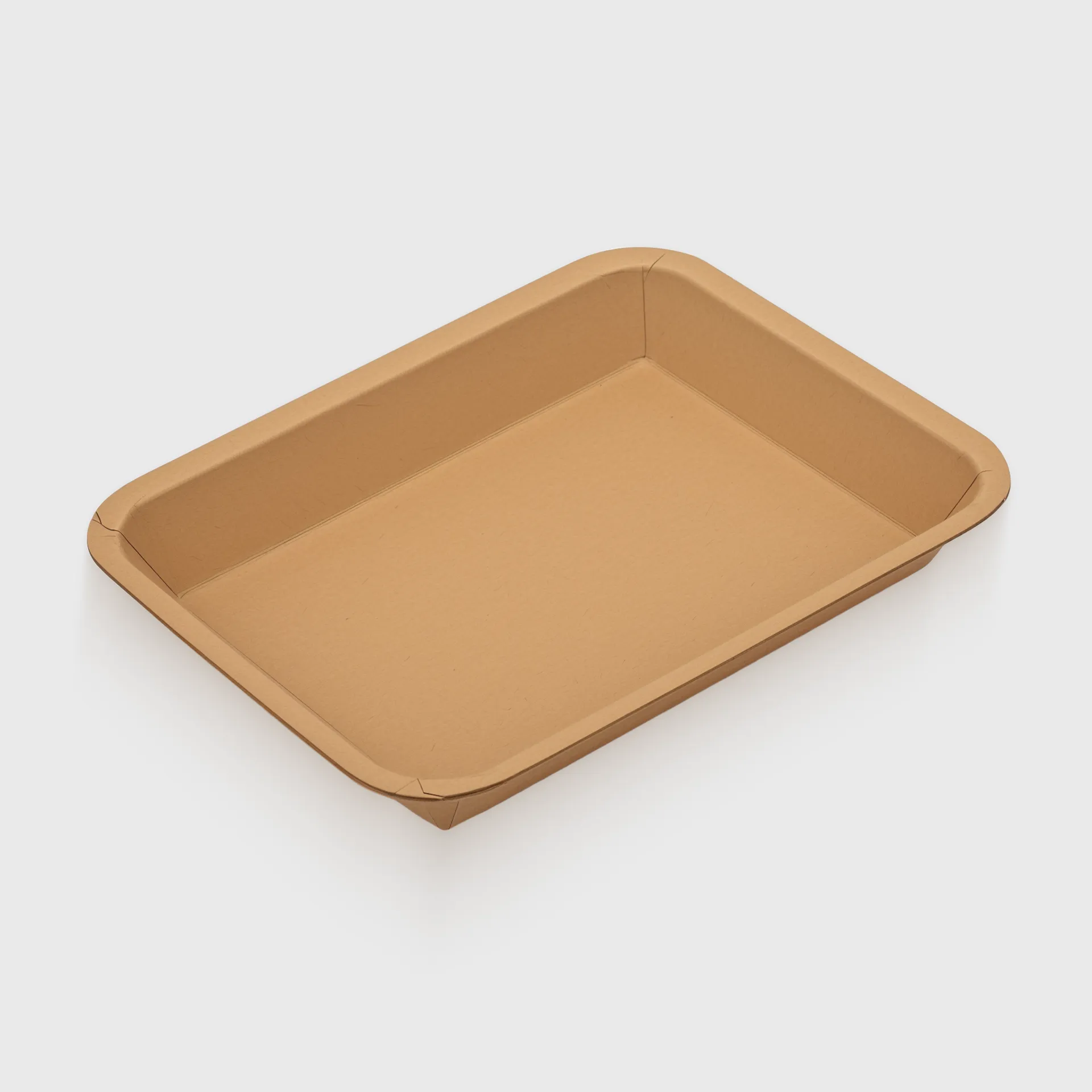 [GMH-26281] Χάρτινη πιατέλα, παραλληλόγραμμη 250x175mm, Kraft